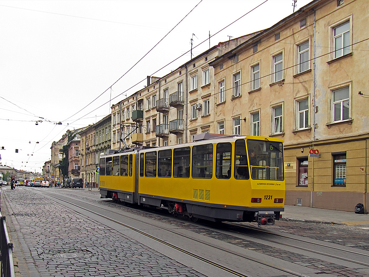 Львоў, Tatra KT4DM № 1231