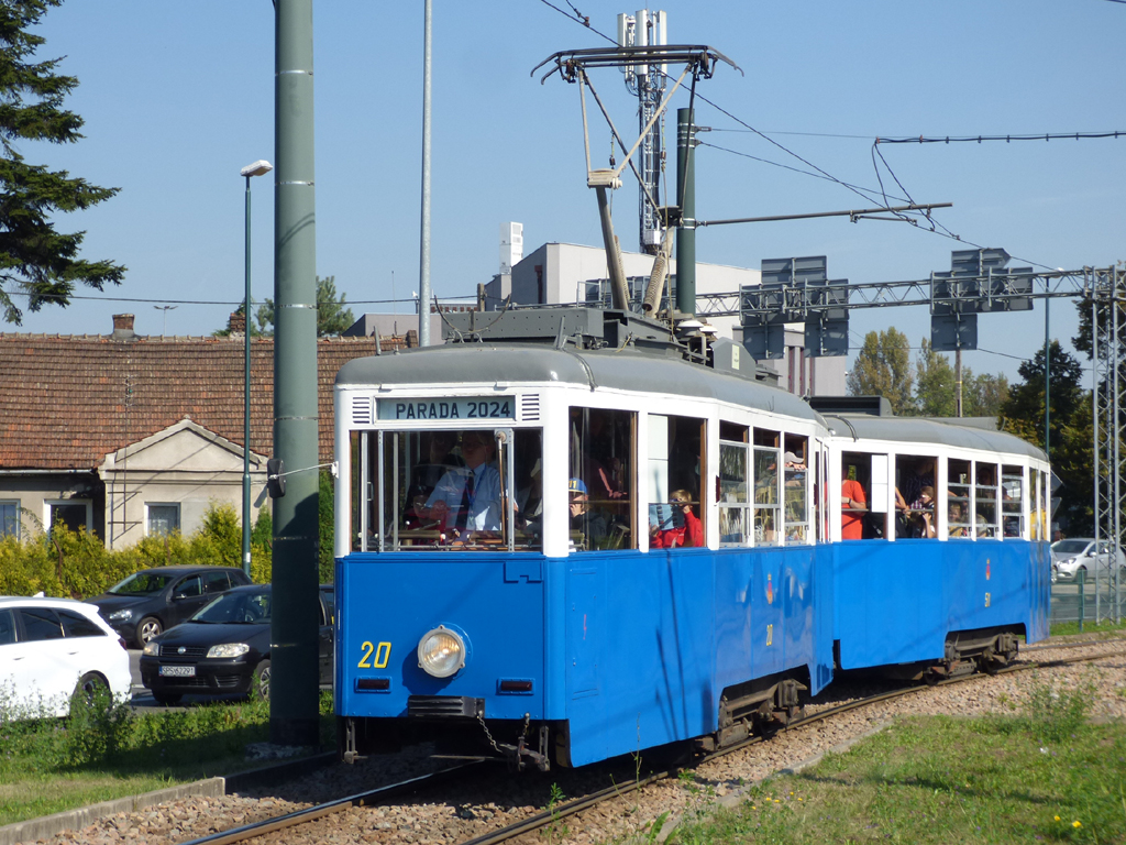 Краков, Konstal N № 20; Краков — Парад исторических и современных трамваев 2024