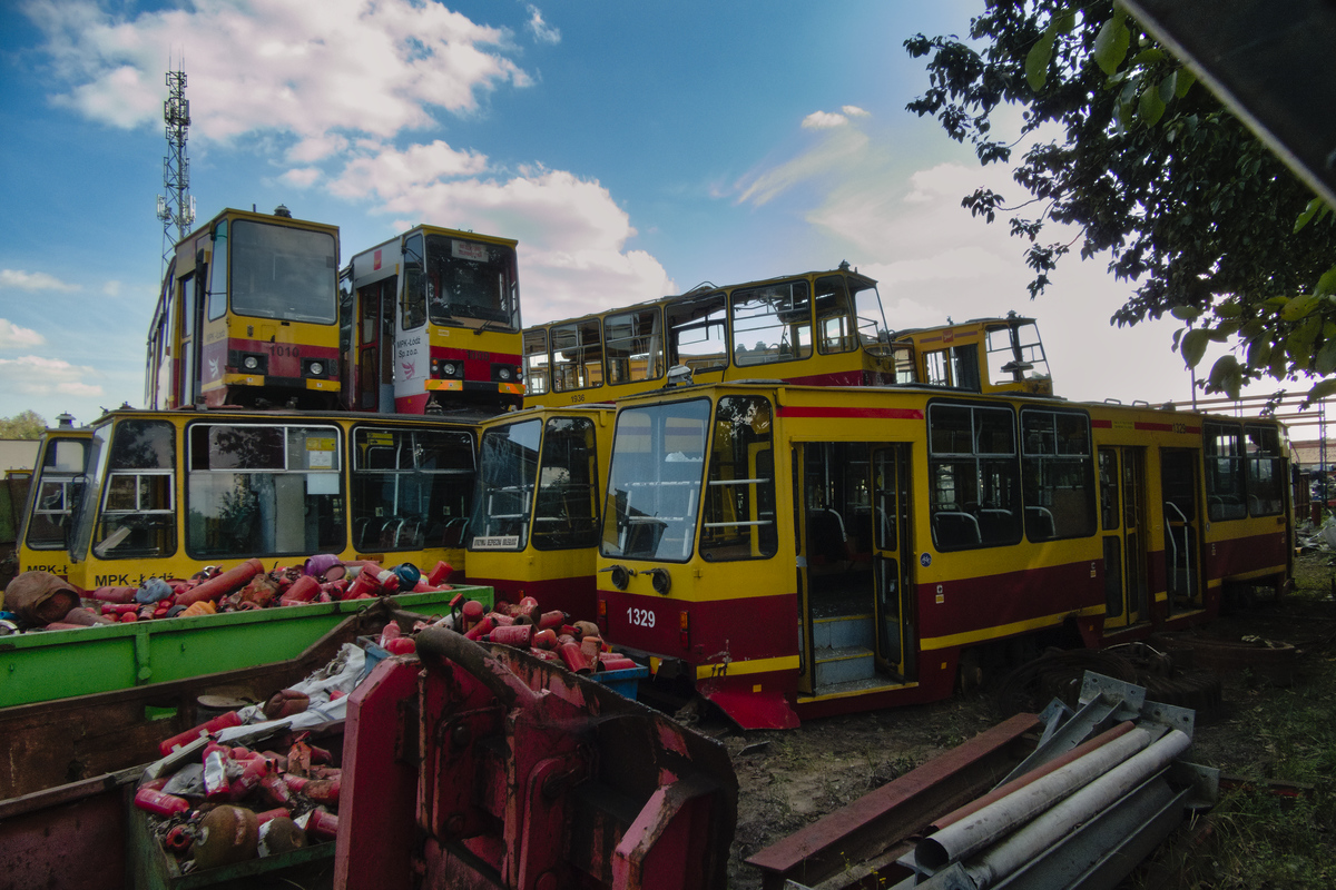 Лодзь, Konstal 805Na № 1329