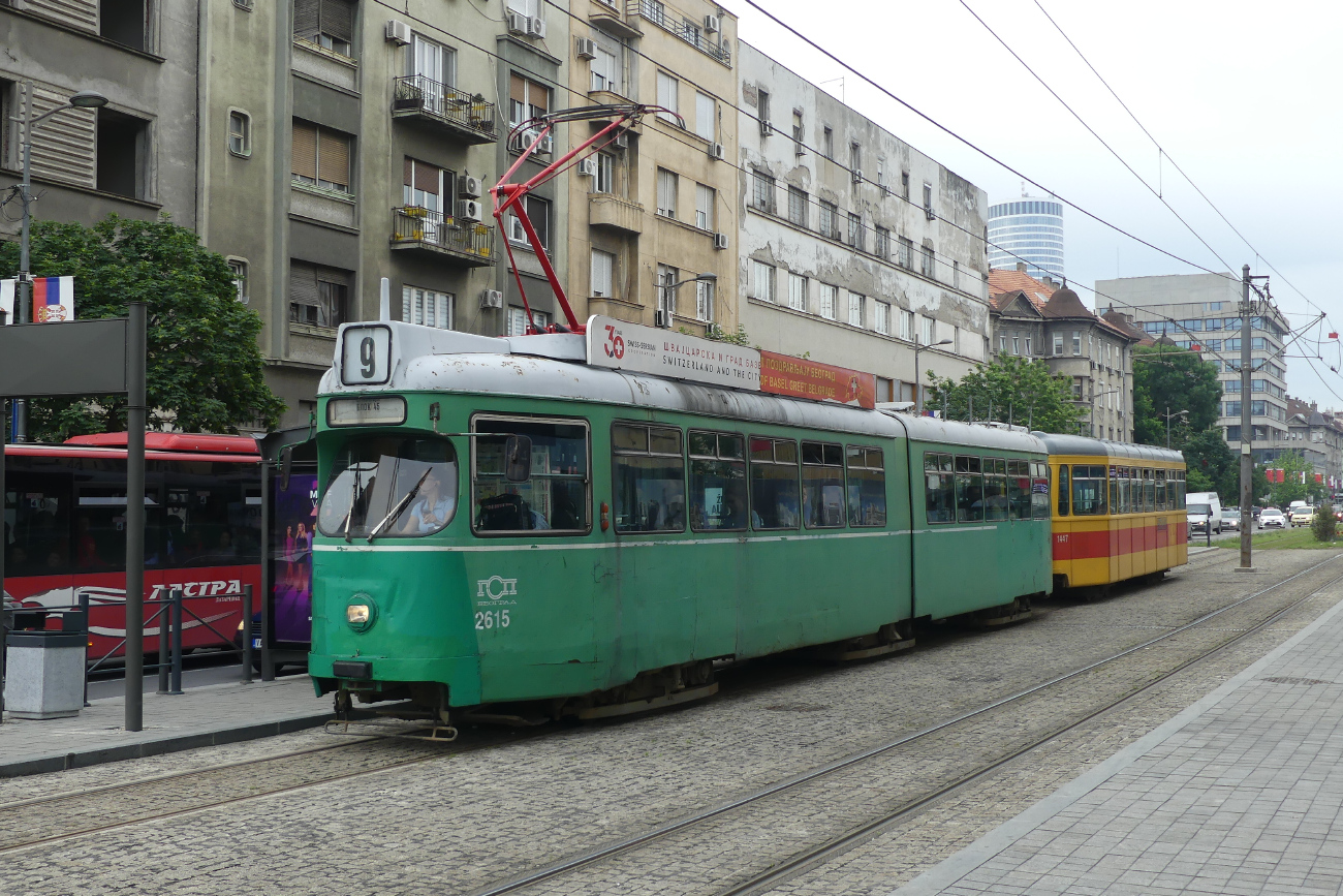 Белград, Duewag GT6 № 80615 (2615)