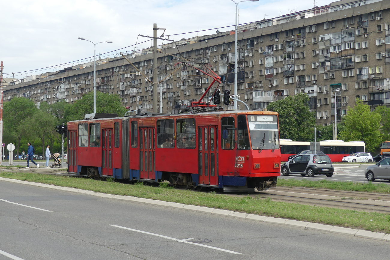 Белград, Tatra KT4YU № 2218