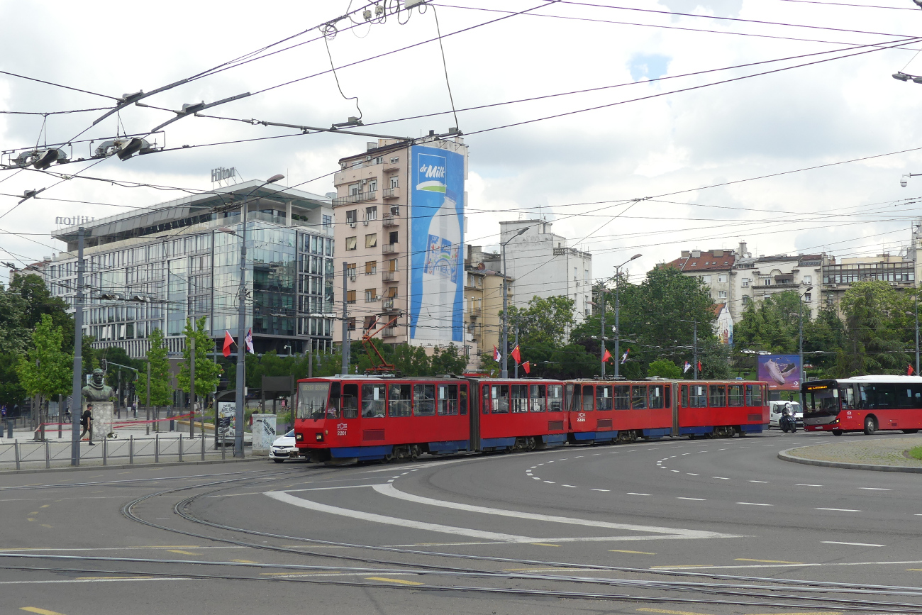 Белград, Tatra KT4YU-M № 2201