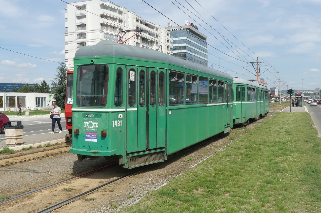Белград, FFA/SWP B4 № 1431; Белград, Duewag GT6 № 80611 (2611)