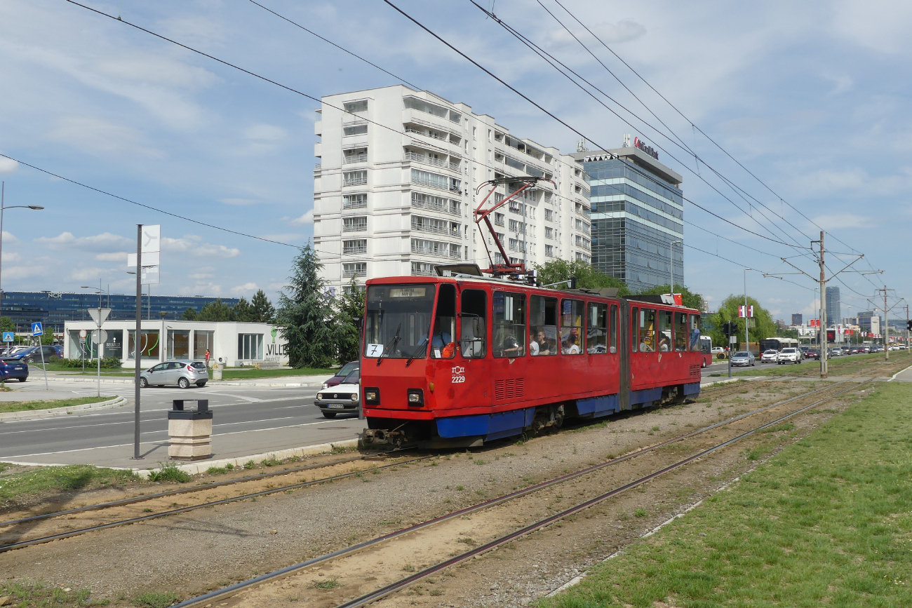 Белград, Tatra KT4YU № 2229