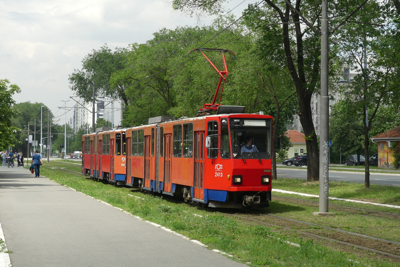 贝尔格莱德, Tatra KT4M-YUB # 2413