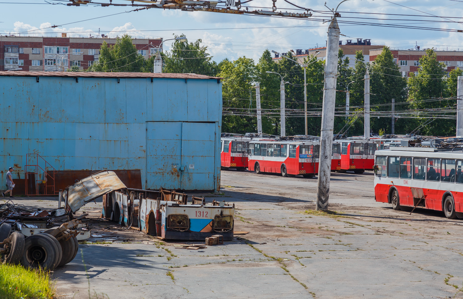 Ischewsk, ZiU-682G [G00] Nr. 1312; Ischewsk — Trolleybus deport # 1