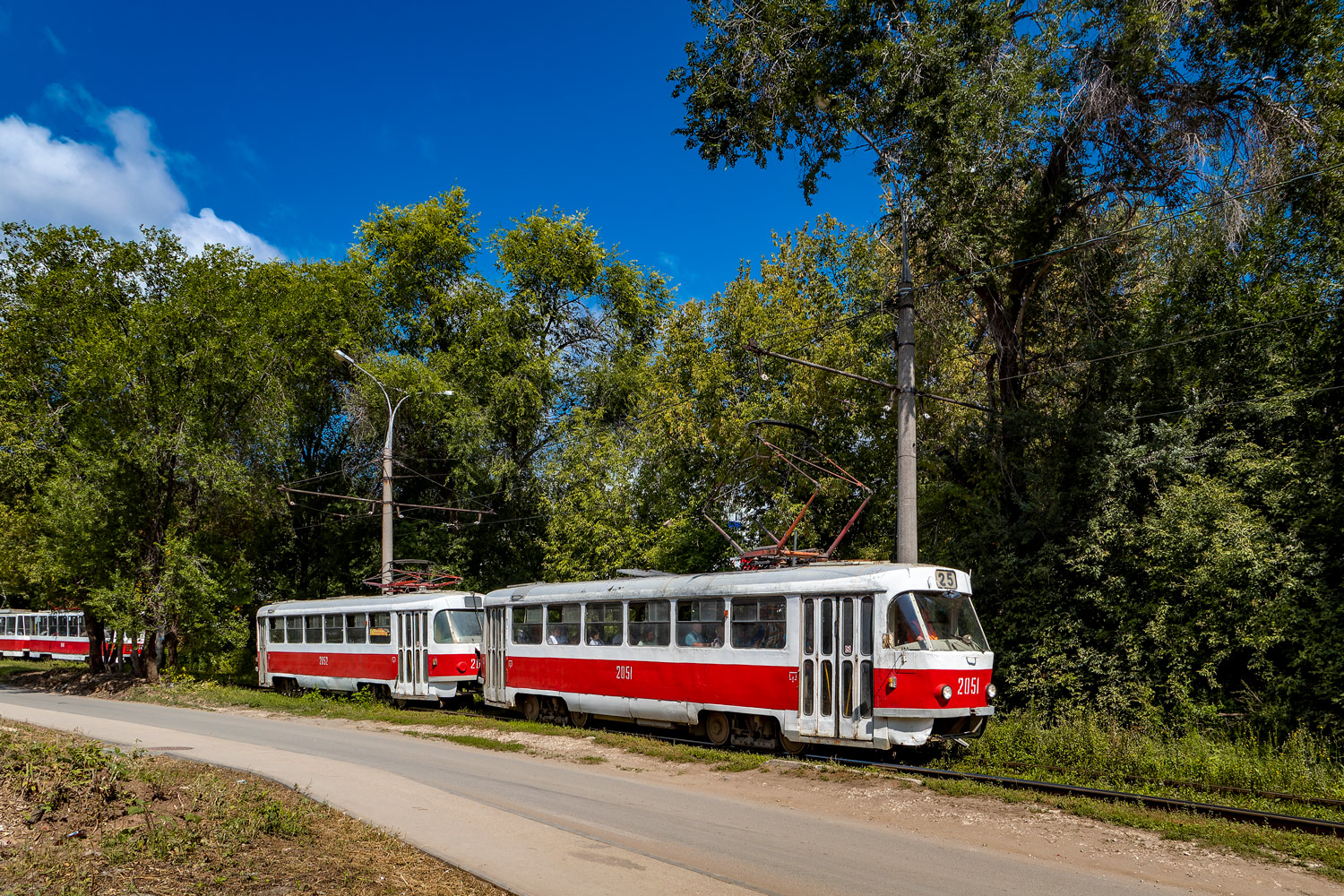Самара, Tatra T3SU (двухдверная) № 2051