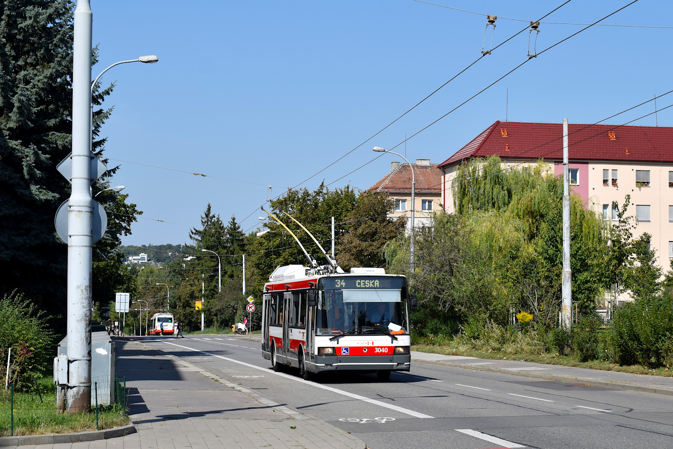 Брно, Škoda 21Tr № 3040