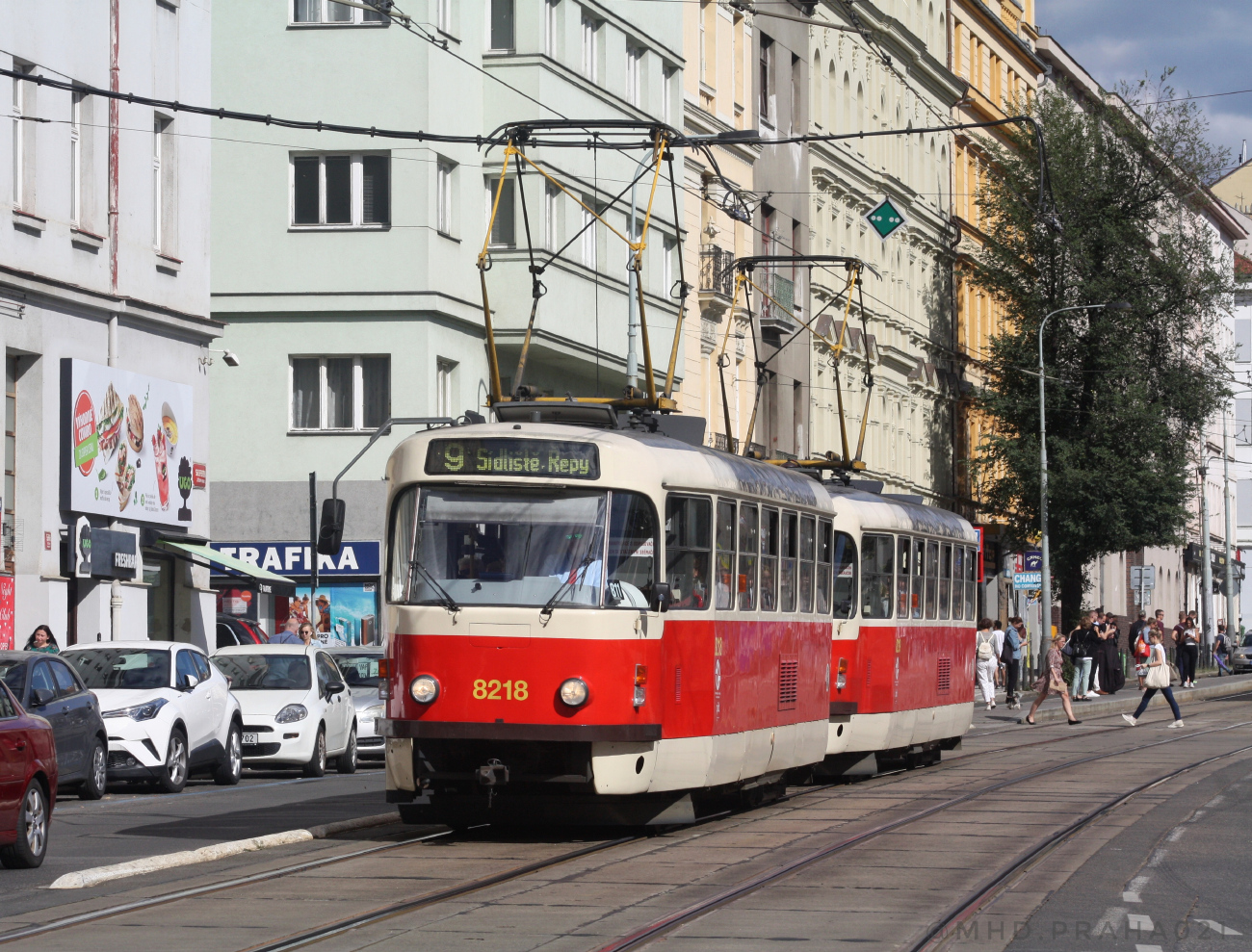 Prága, Tatra T3R.P — 8218