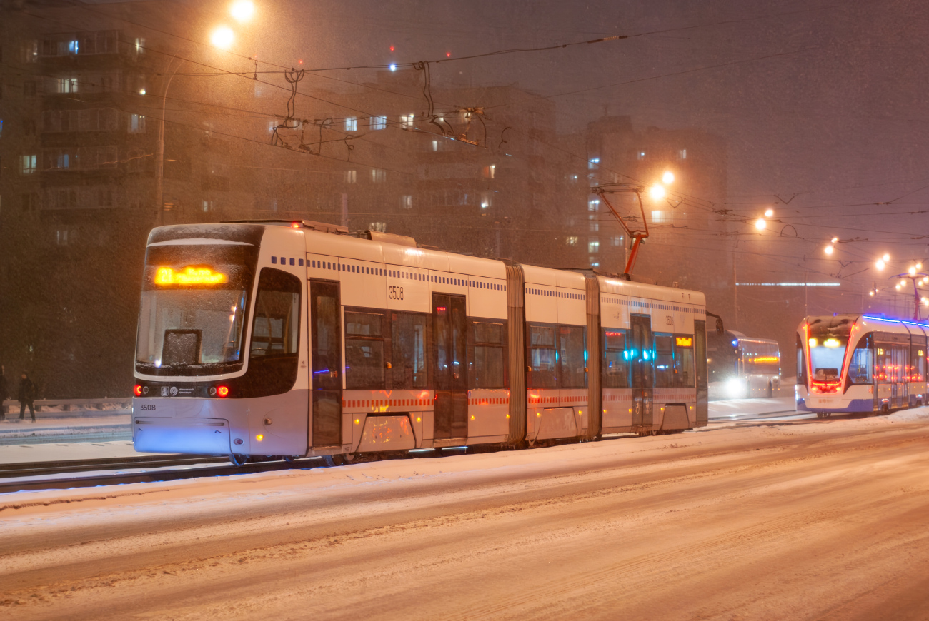 Москва, 71-414 (Pesa Fokstrot) № 3508
