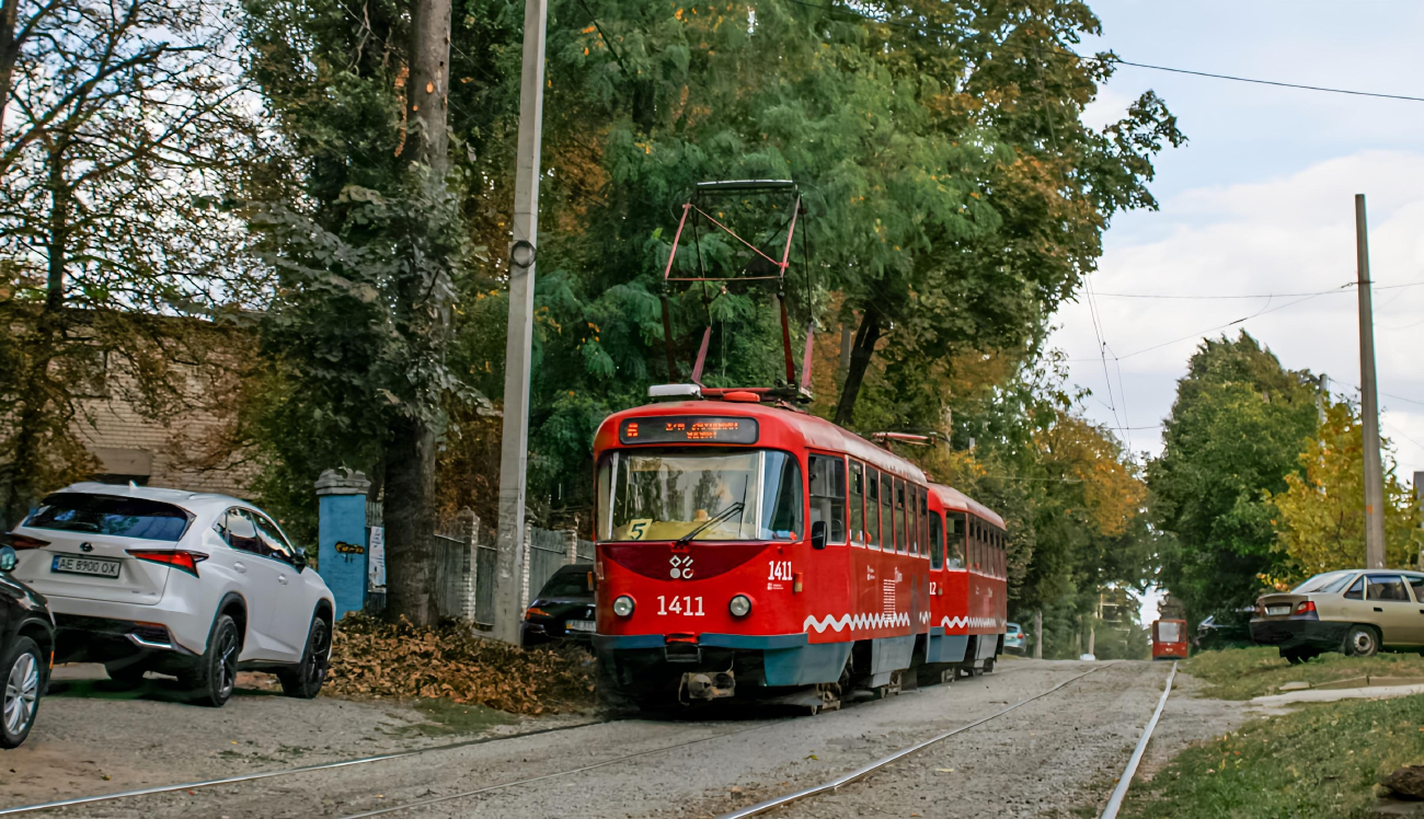 Днепр, Tatra T3DC1 № 1411