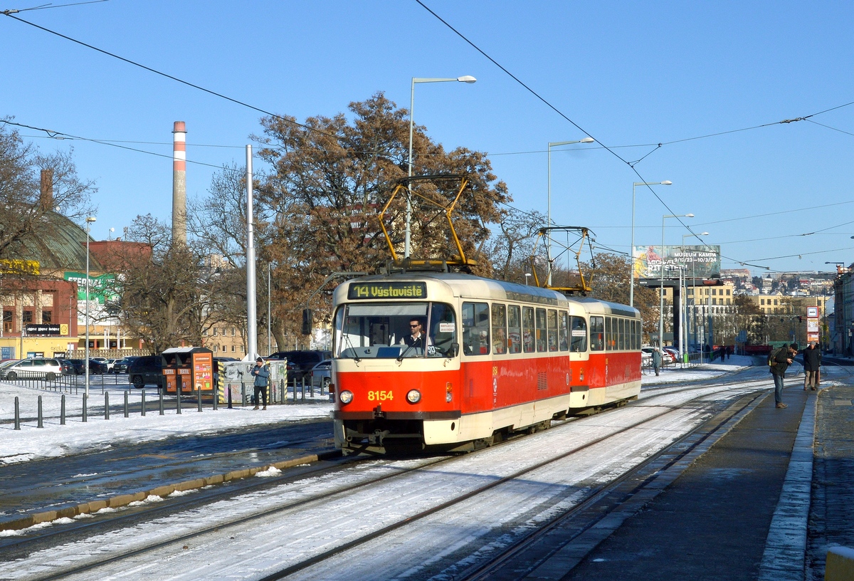 Прага, Tatra T3R.PV № 8154