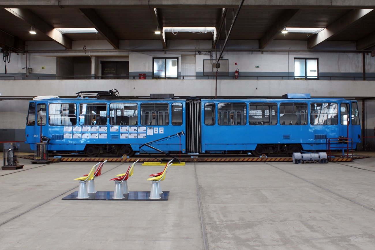 Загреб, Tatra KT4YUt № 351; Загреб — Дни открытых дверей и музейные поездки, 20-22.09.2024