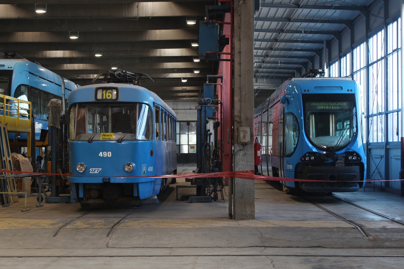 Загреб, Tatra T4YU № 490; Загреб — Дни открытых дверей и музейные поездки, 20-22.09.2024