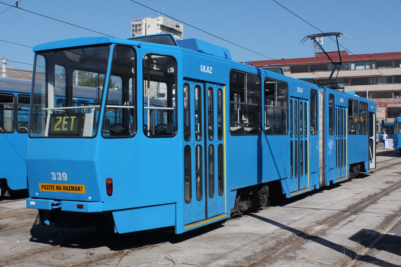Загреб, Tatra KT4YU № 339; Загреб — Дни открытых дверей и музейные поездки, 20-22.09.2024