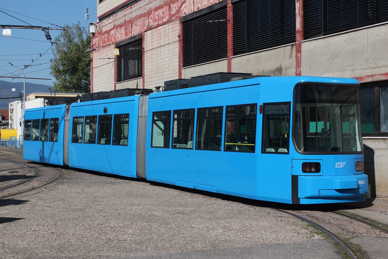 Загреб, Adtranz GT6M № 1003; Загреб — Дни открытых дверей и музейные поездки, 20-22.09.2024