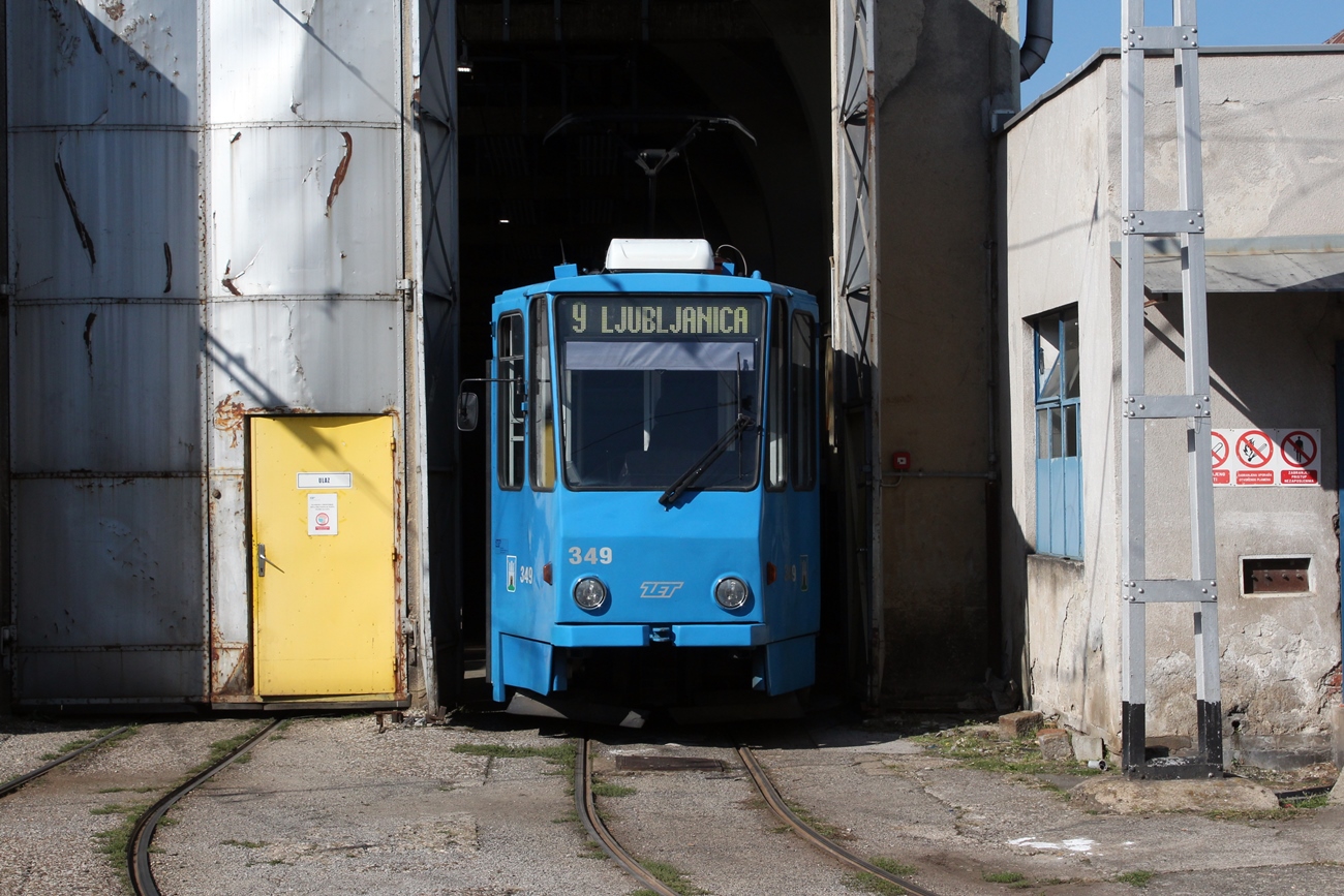 Загреб, Tatra KT4YU № 349; Загреб — Дни открытых дверей и музейные поездки, 20-22.09.2024
