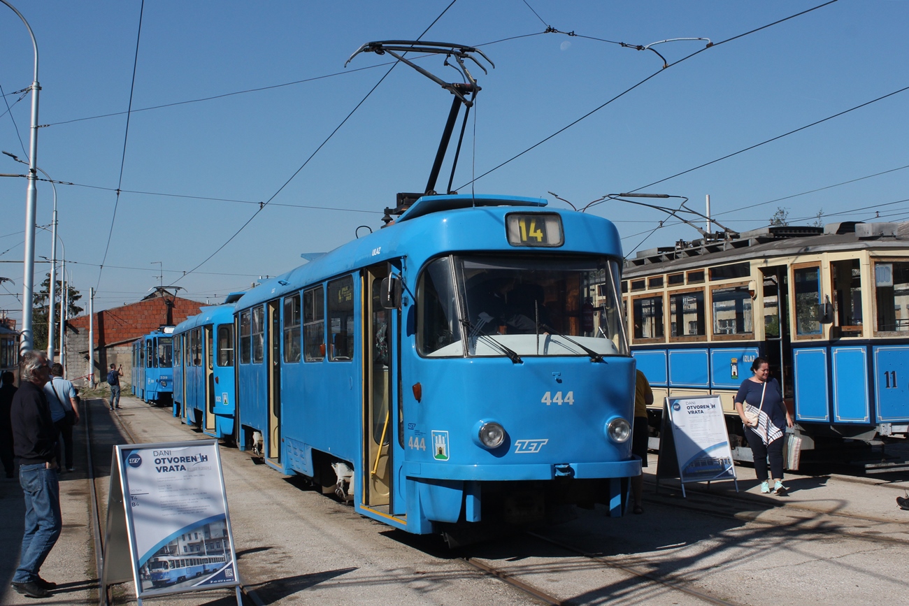 Загреб, Tatra T4YU № 444; Загреб — Дни открытых дверей и музейные поездки, 20-22.09.2024