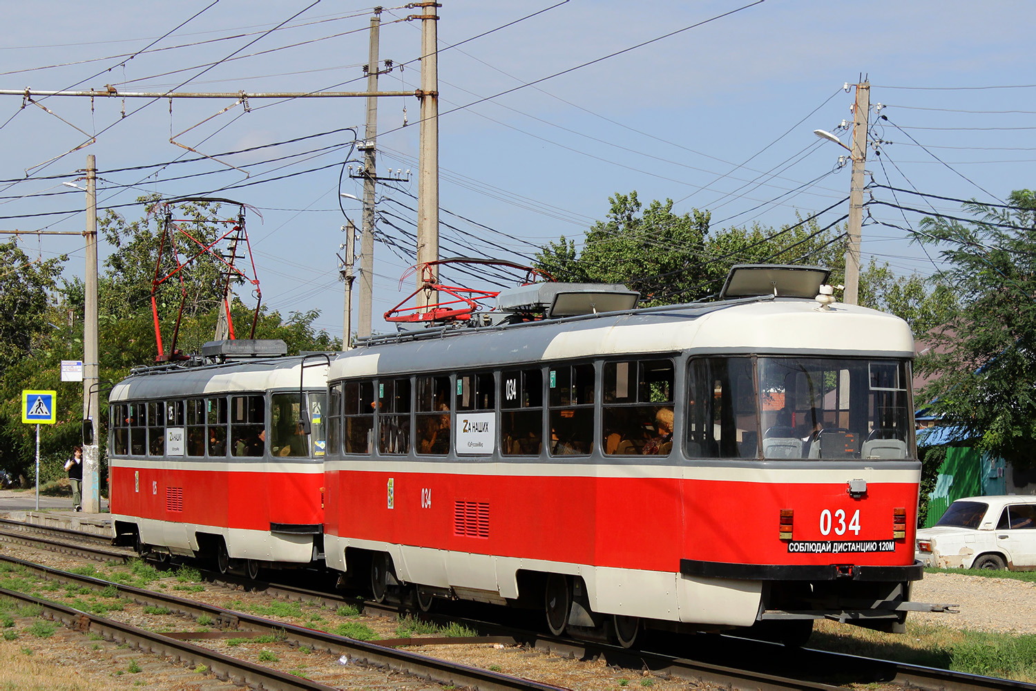 Краснодар, Tatra T3SU КВР ТРЗ № 034