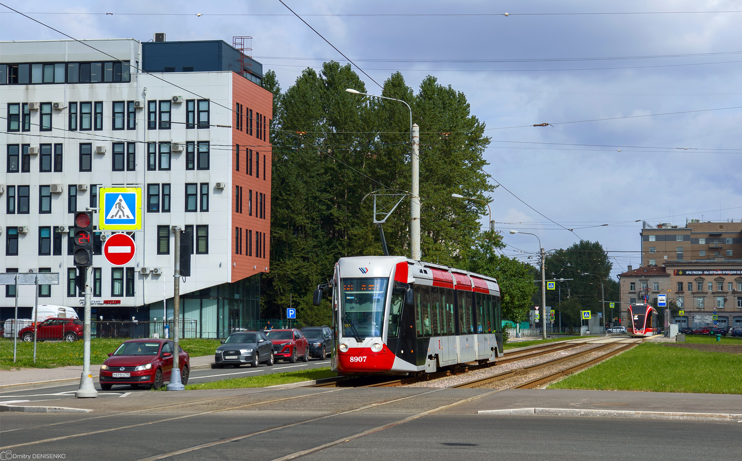 Санкт-Петербург, 71-801 (Alstom Citadis 301 CIS) № 8907