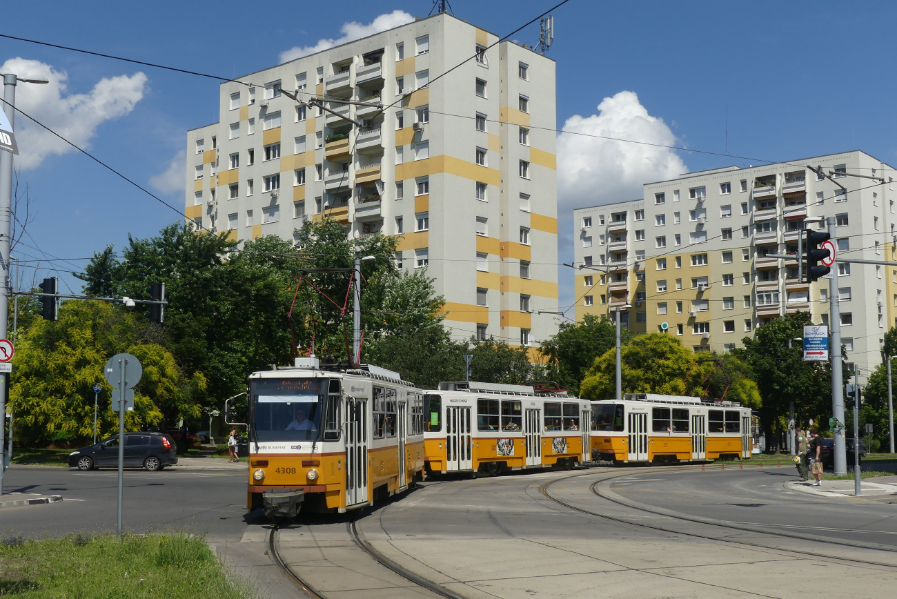 Будапешт, Tatra T5C5K2 № 4308