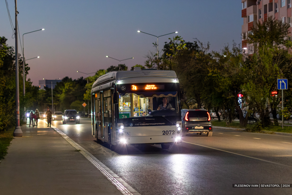 Sevastopol, Trolza-5265.03 “Megapolis” č. 2072 Sevastopol, Trolza-5265.03 “Megapolis” č. 2072