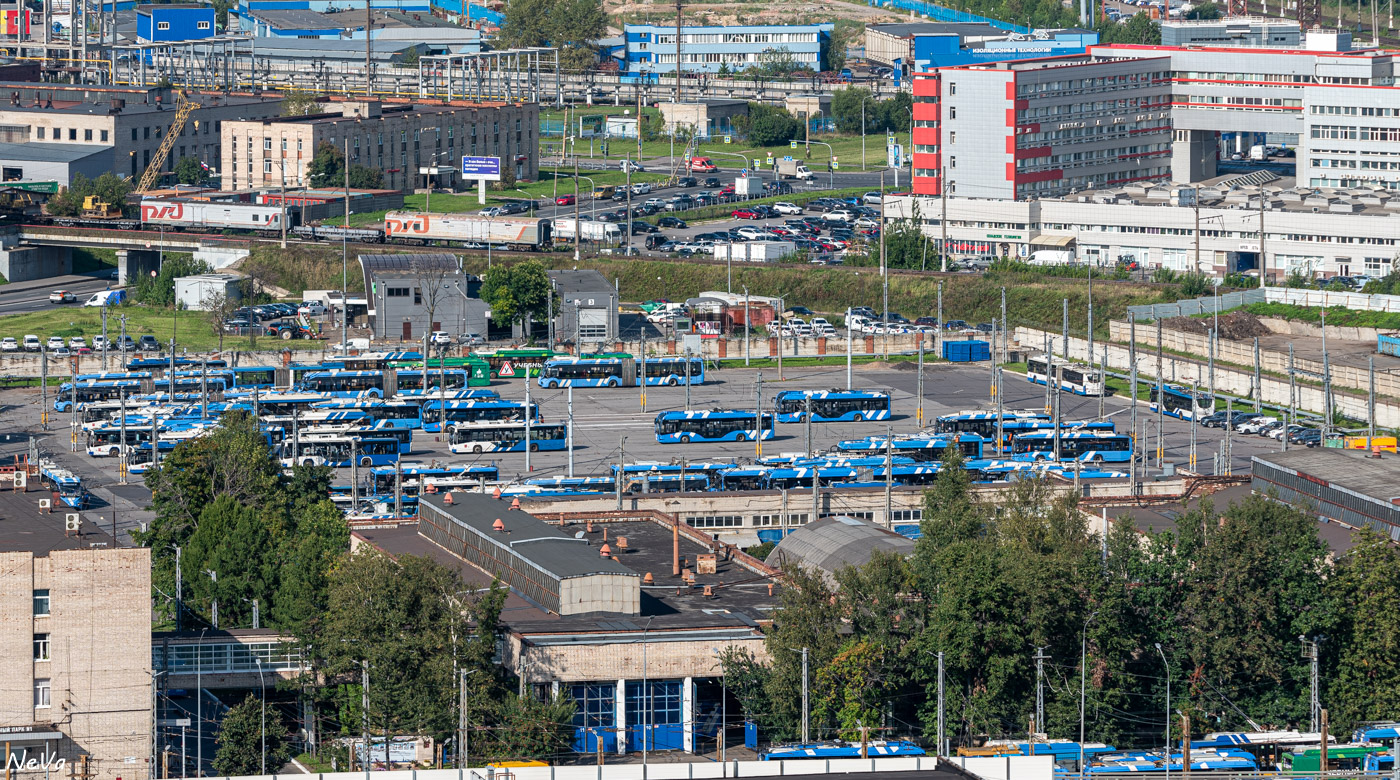 Szentpétervár — Trolleybus depots
