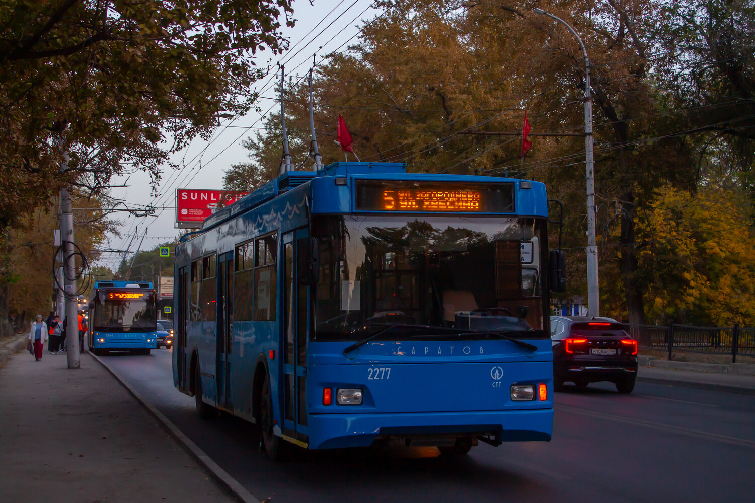 Саратов, Тролза-5275.06 «Оптима» № 2277; Саратов — Происшествия