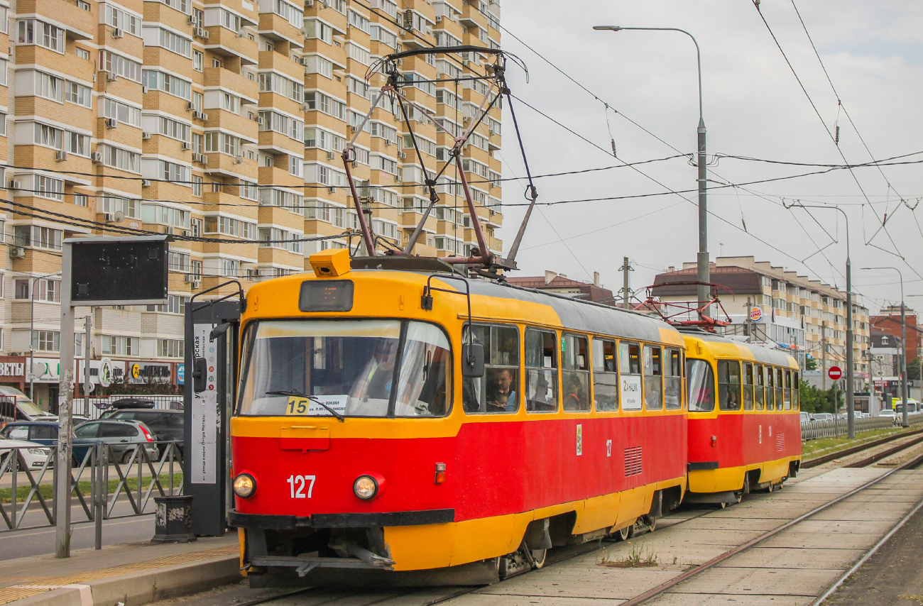 Краснодар, Tatra T3SU № 127