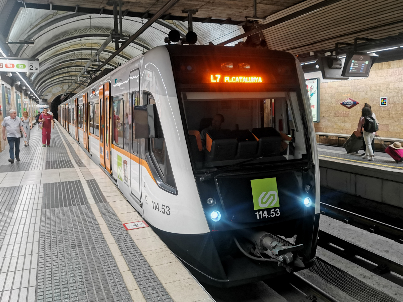 Barcelona, FGC Serie 114 # 114.53