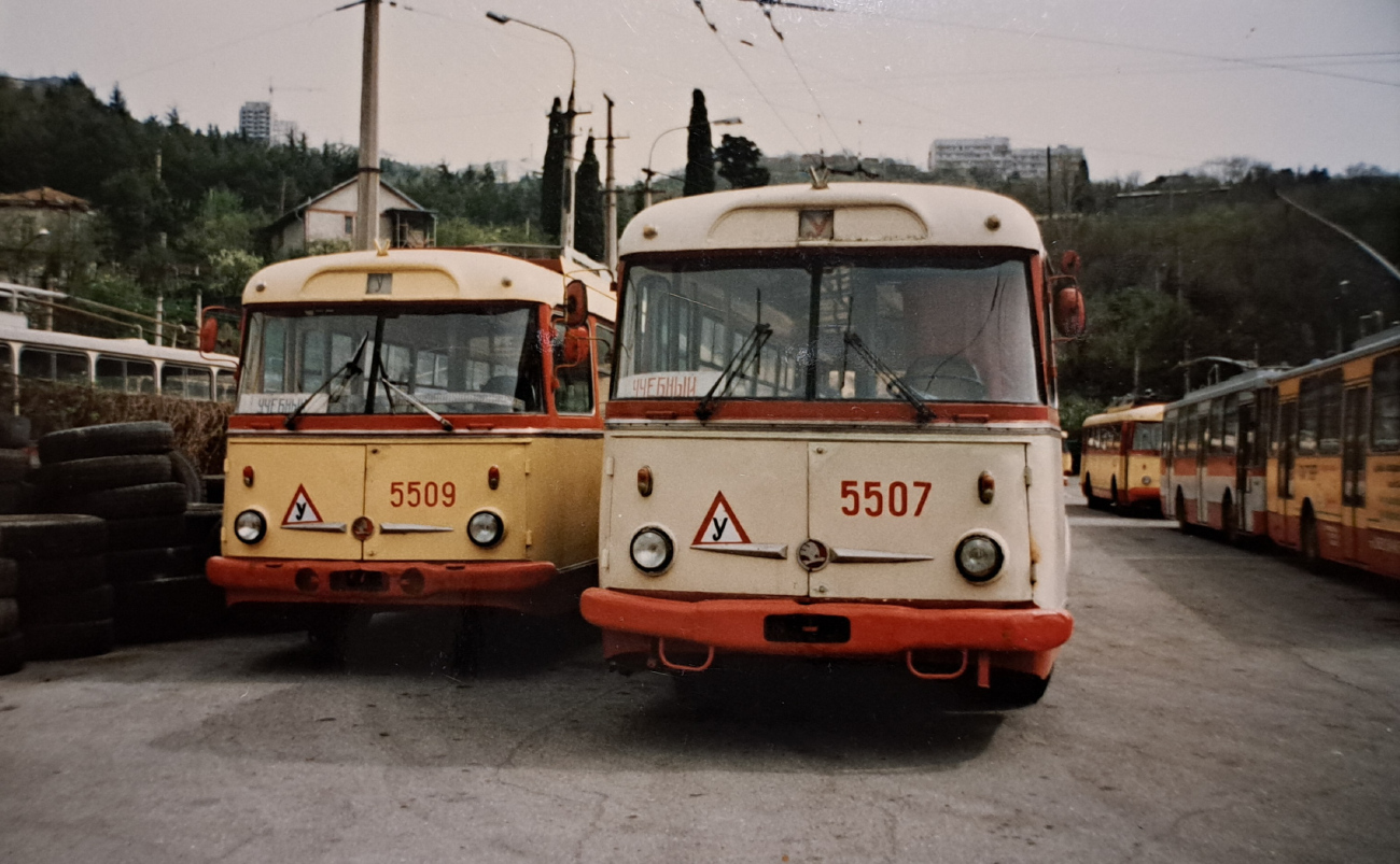 Krimin johdinauto, Škoda 9Tr19 # 5507; Krimin johdinauto — Historical photos (1959 — 2000)