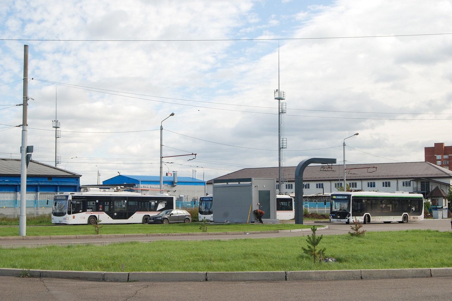 Красноярск — Троллейбусные линии и инфраструктура; Красноярск — Энергохозяйство и элементы контактной сети