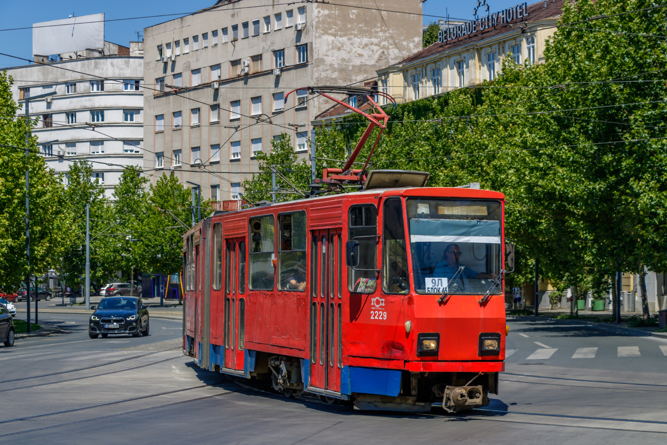 Белград, Tatra KT4YU № 2229