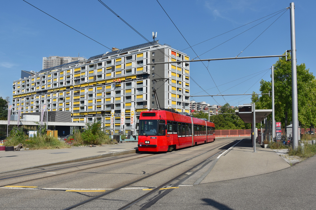 Берн, ACMV/ABB/Duewag Be 4/8 № 734