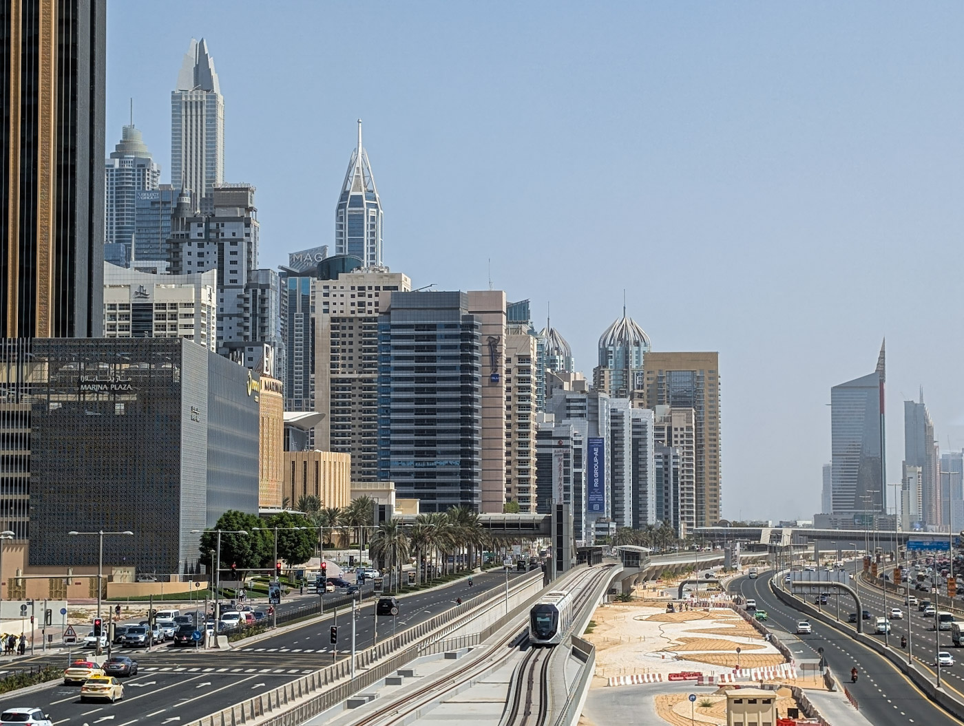 Дубай — Трамвайные линии и инфраструктура