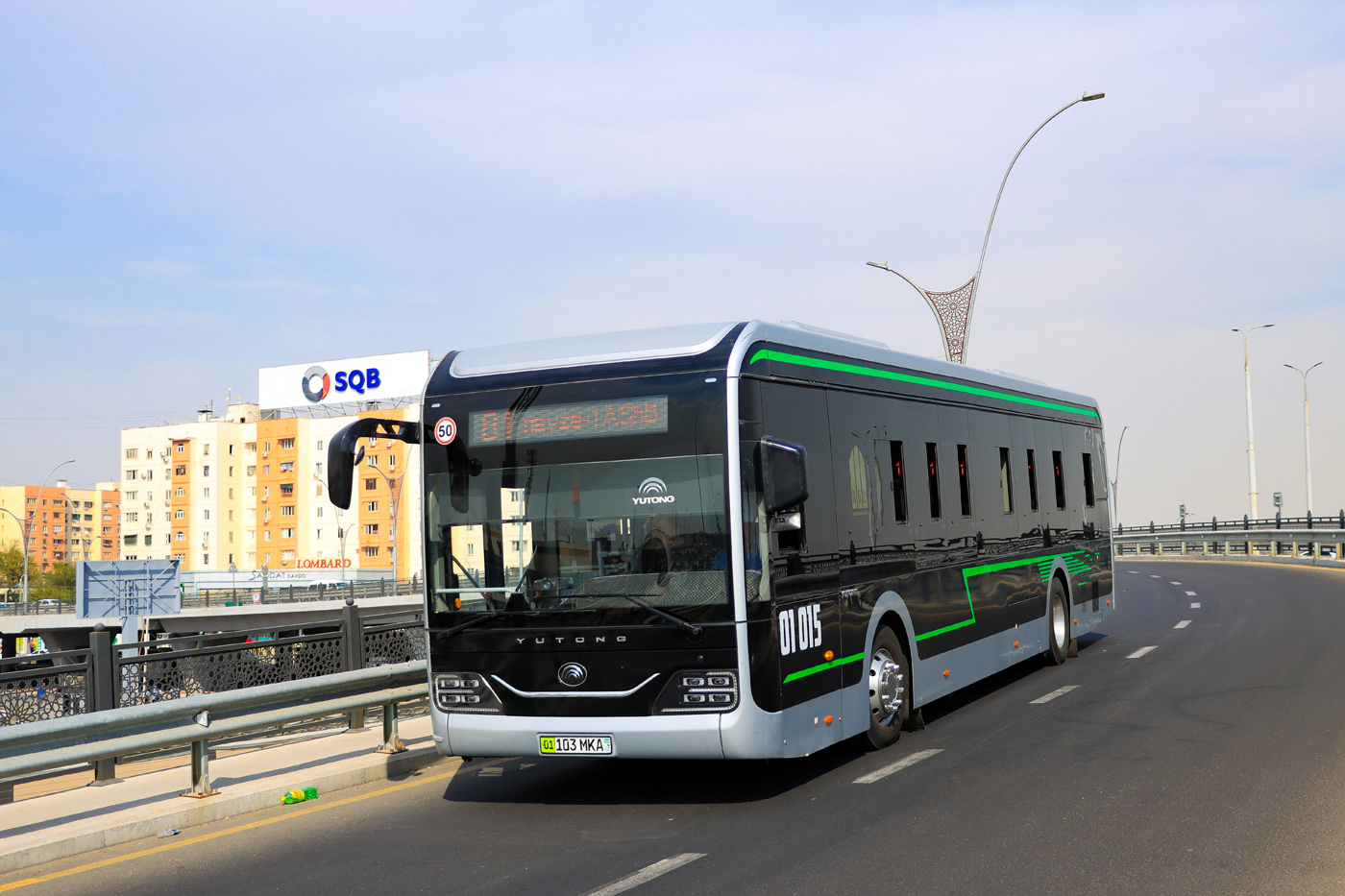 Ташкент, Yutong ZK6126BEVG № 01015