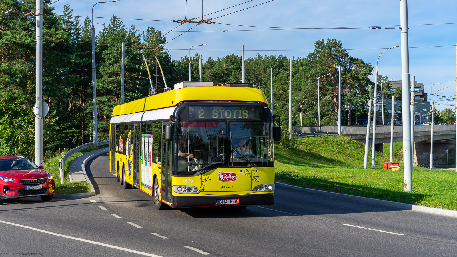 Вильнюс, Solaris Trollino II 15 AC № 1679