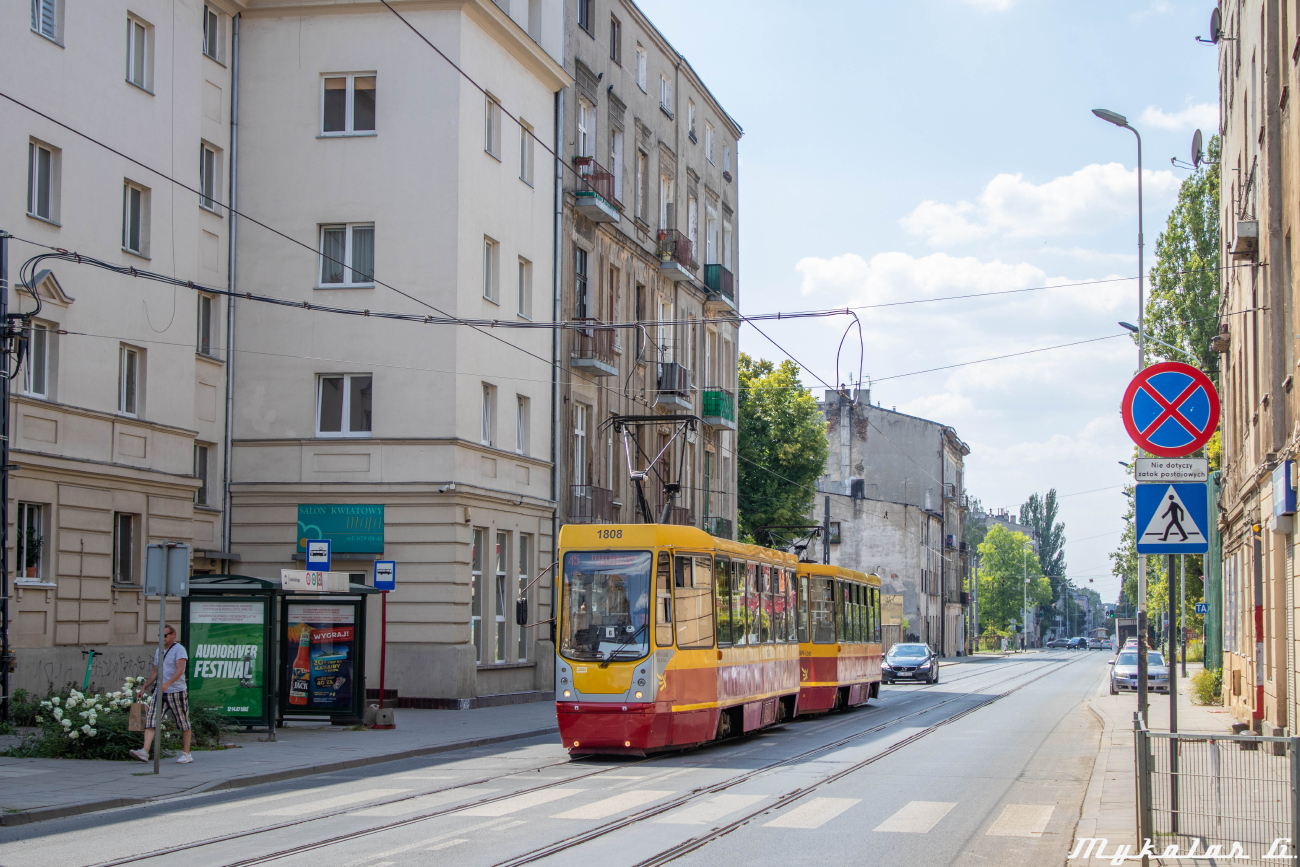 Łódź, Konstal 805NaND — 1808