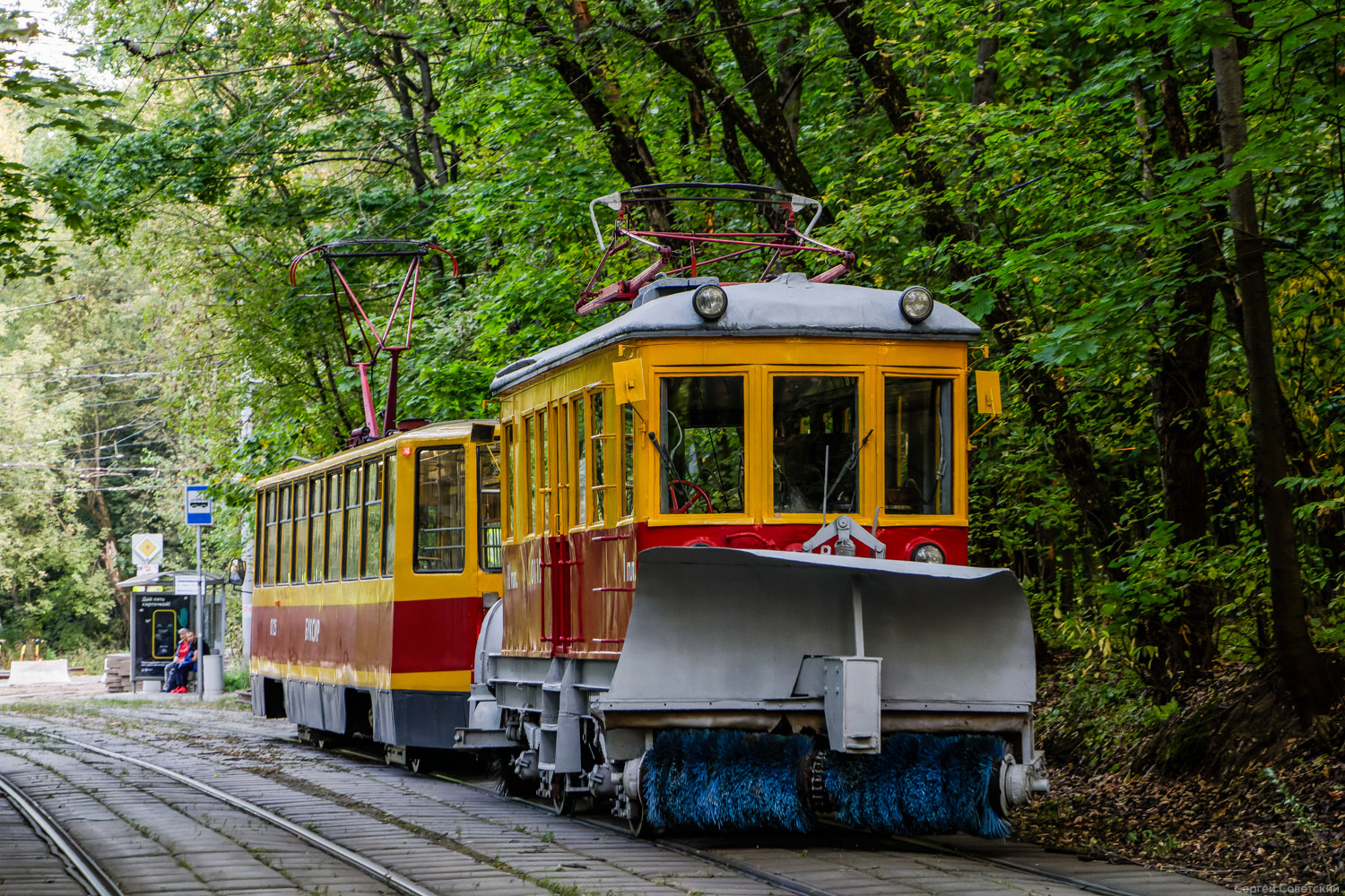 Москва, ГС-4 (ГВРЗ) № 0112; Москва — Парад и выставка трамваев в честь Дня города 7 сентября 2024