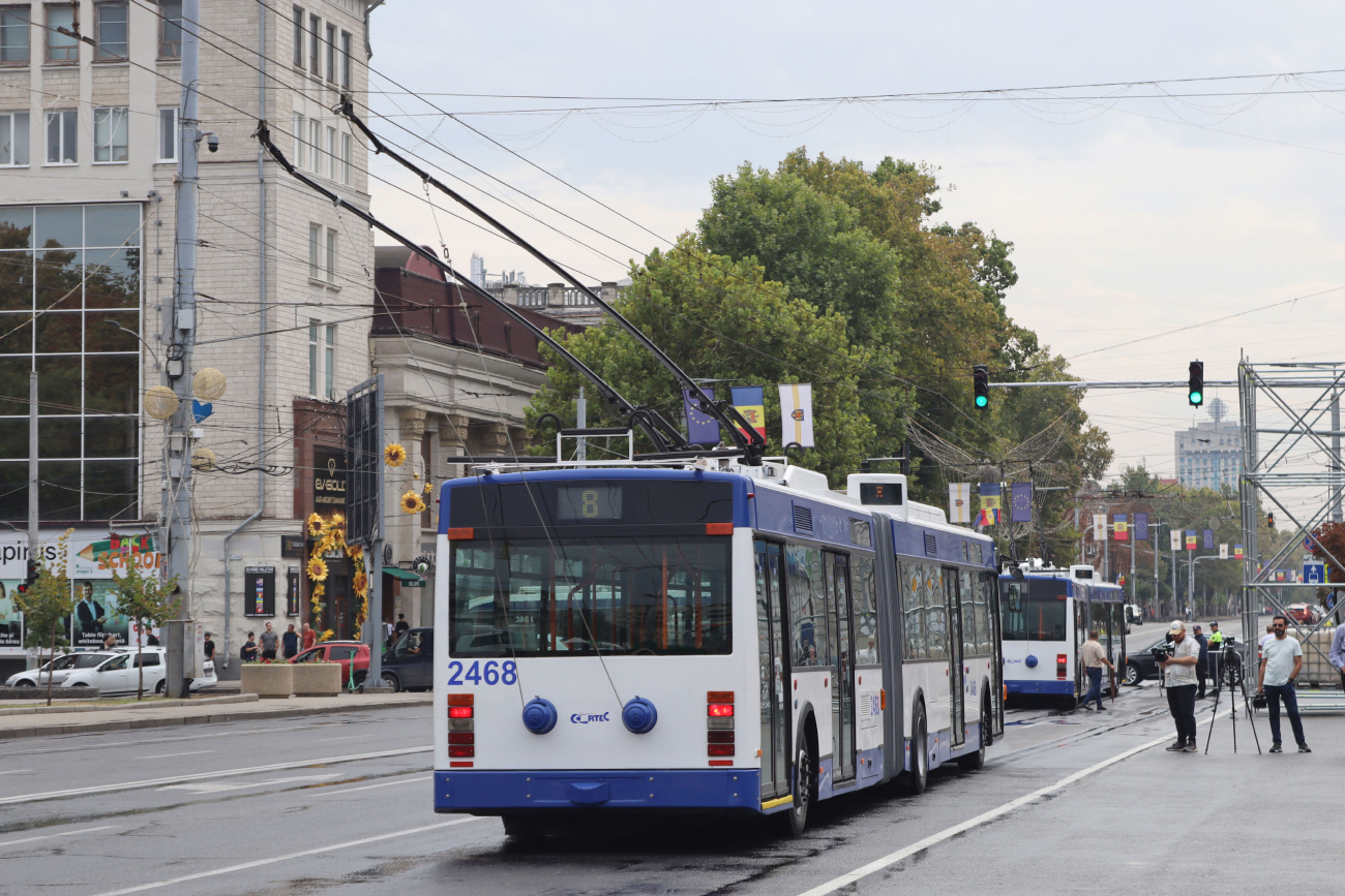 Кишинёв, Van Hool AG 300T № 2468