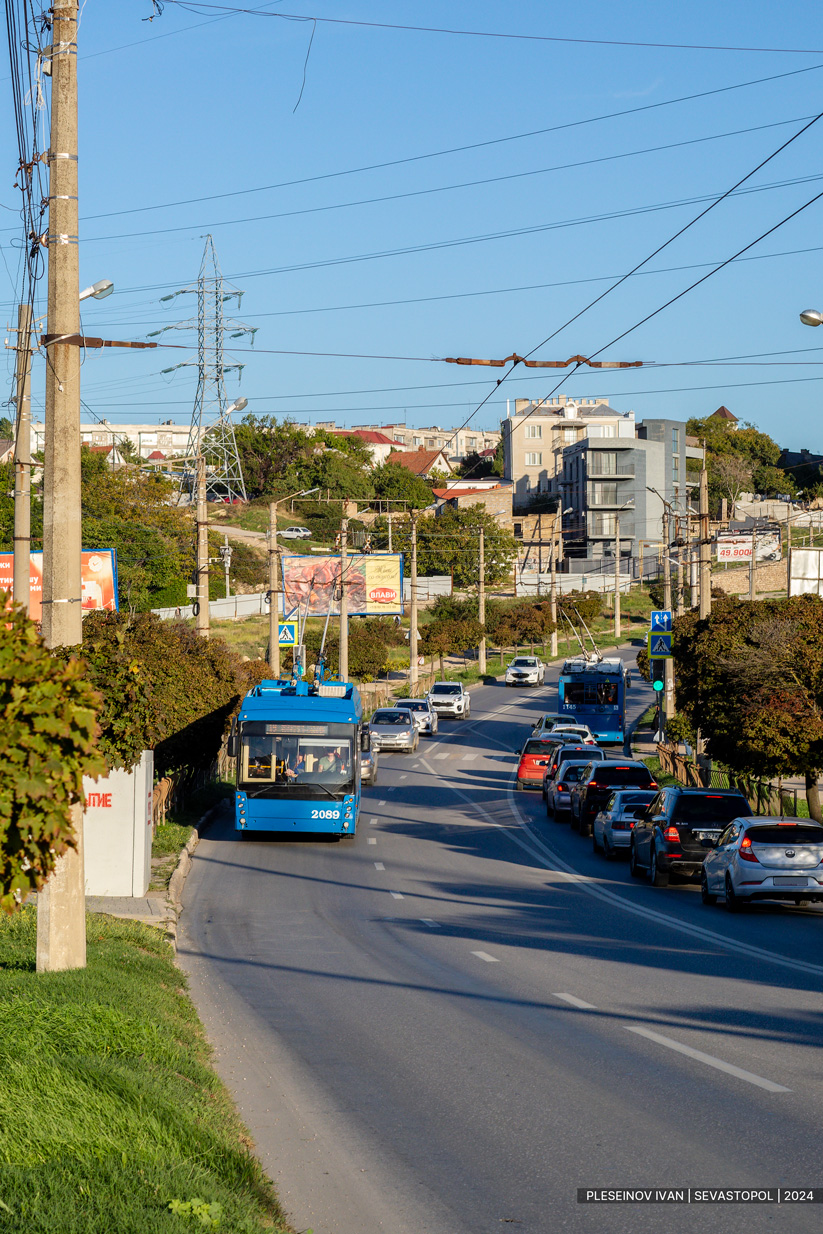 Севастополь, Тролза-5265.02 «Мегаполис» № 2089; Севастополь — Троллейбусные линии и кольца Севастополь, Тролза-5265.02 «Мегаполис» № 2089; Севастополь — Троллейбусные линии и кольца