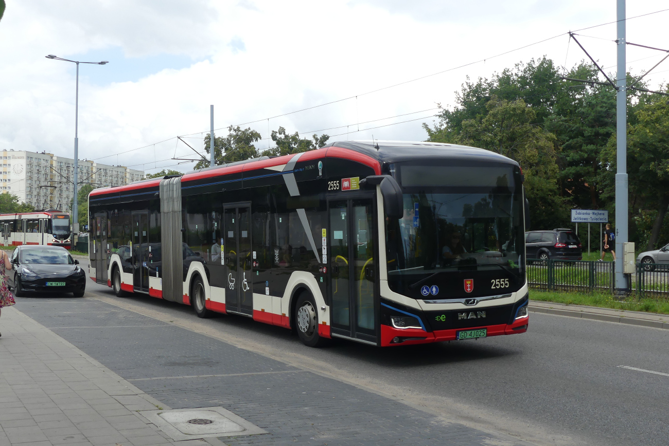 Гданьск, MAN 18C Lion's City 18 E NG544 № 2555