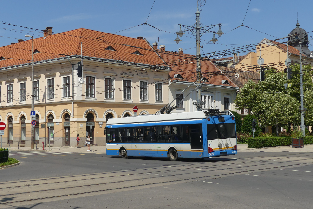 Дебрецен, Solaris Trollino II 12 Ganz-Škoda D № 381