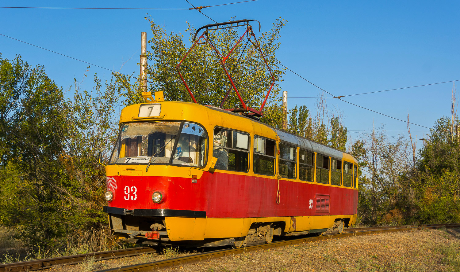 Волжский, Tatra T3SU № 93