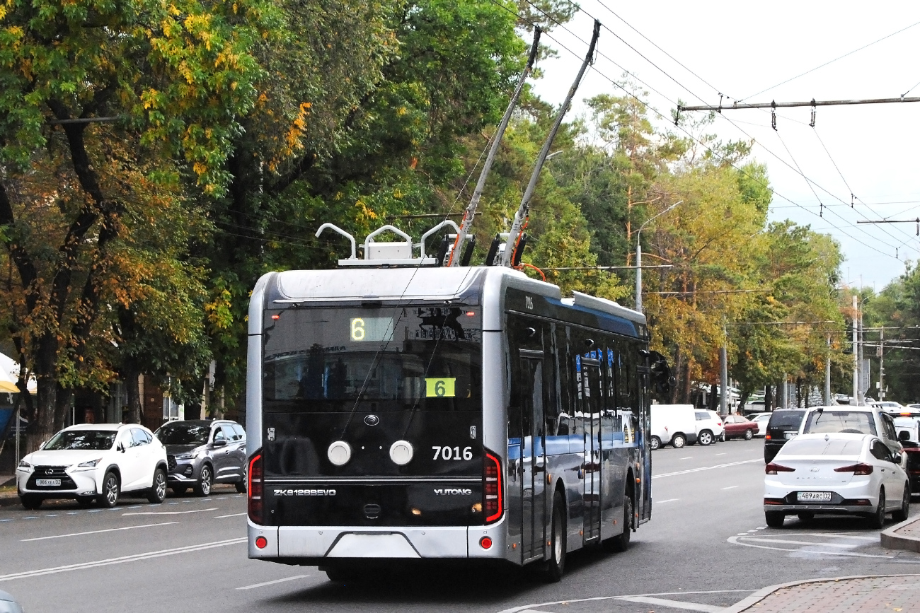 Alma-Ata, Yutong ZK6128BEVG (QazTehna) č. 7016 Alma-Ata, Yutong ZK6128BEVG (QazTehna) č. 7016