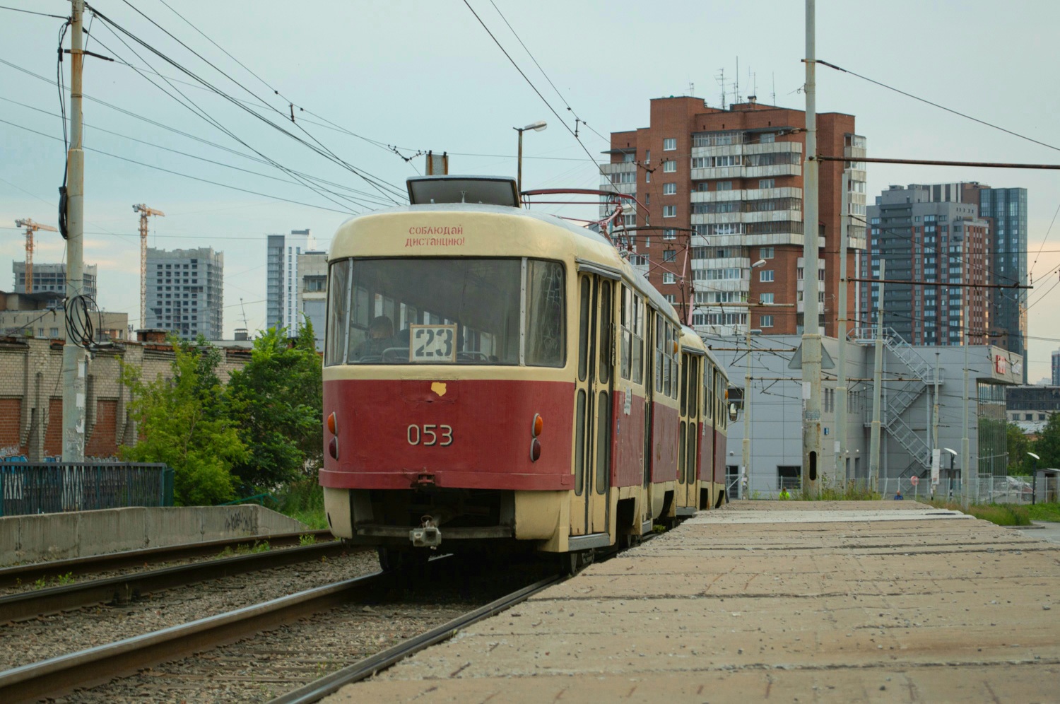 Екатеринбург, Tatra T3SU № 053