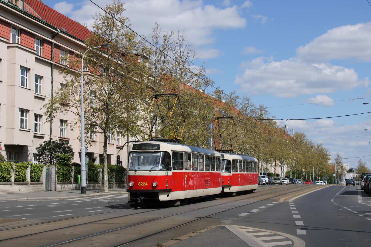 Прага, Tatra T3R.P № 8224