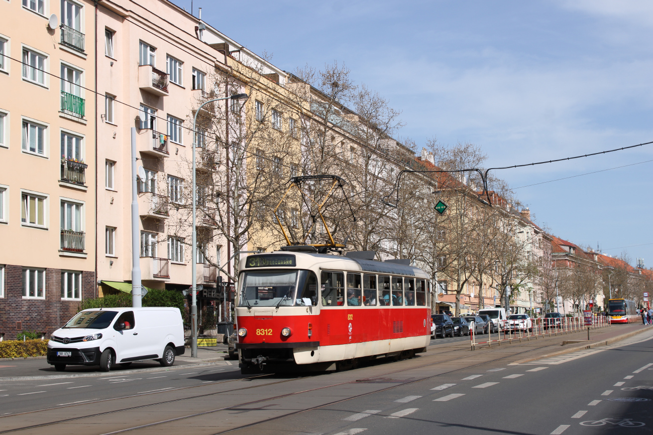 Прага, Tatra T3R.P № 8312