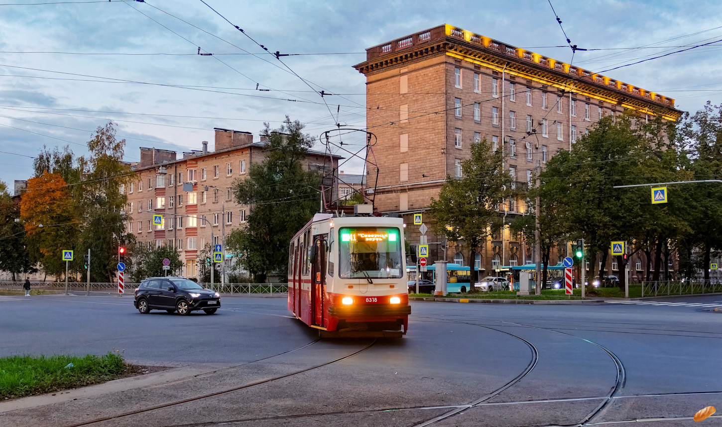 Санкт-Пецярбург, 71-134А (ЛМ-99АВ) № 8318 Санкт-Пецярбург, 71-134А (ЛМ-99АВ) № 8318