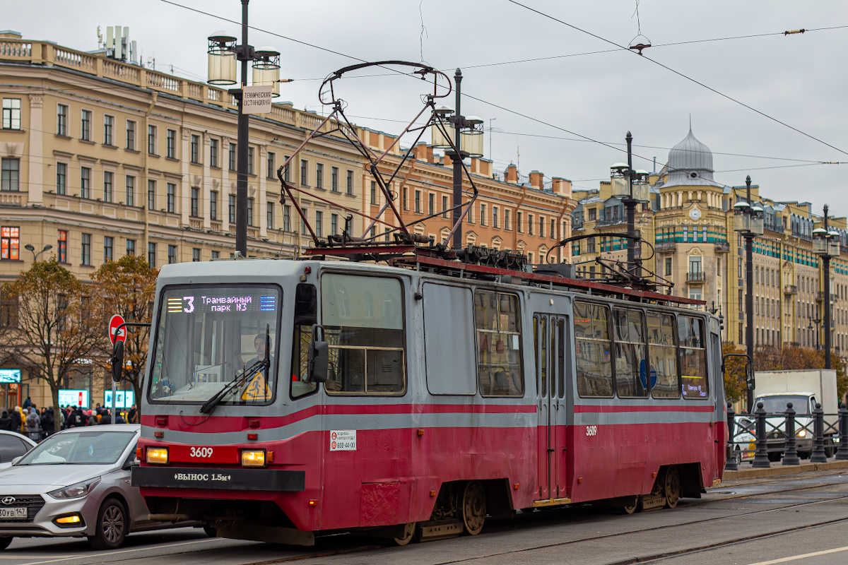 Санкт-Петербург, ТС-77 № 3609
